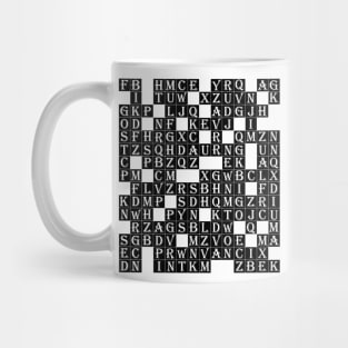 concert tees and the like crossword Mug